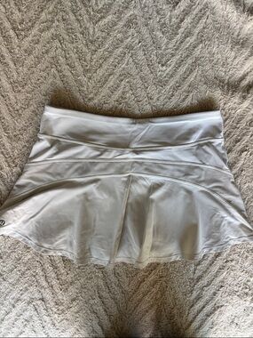 Lululemon White Ace Tennis Skirt 8